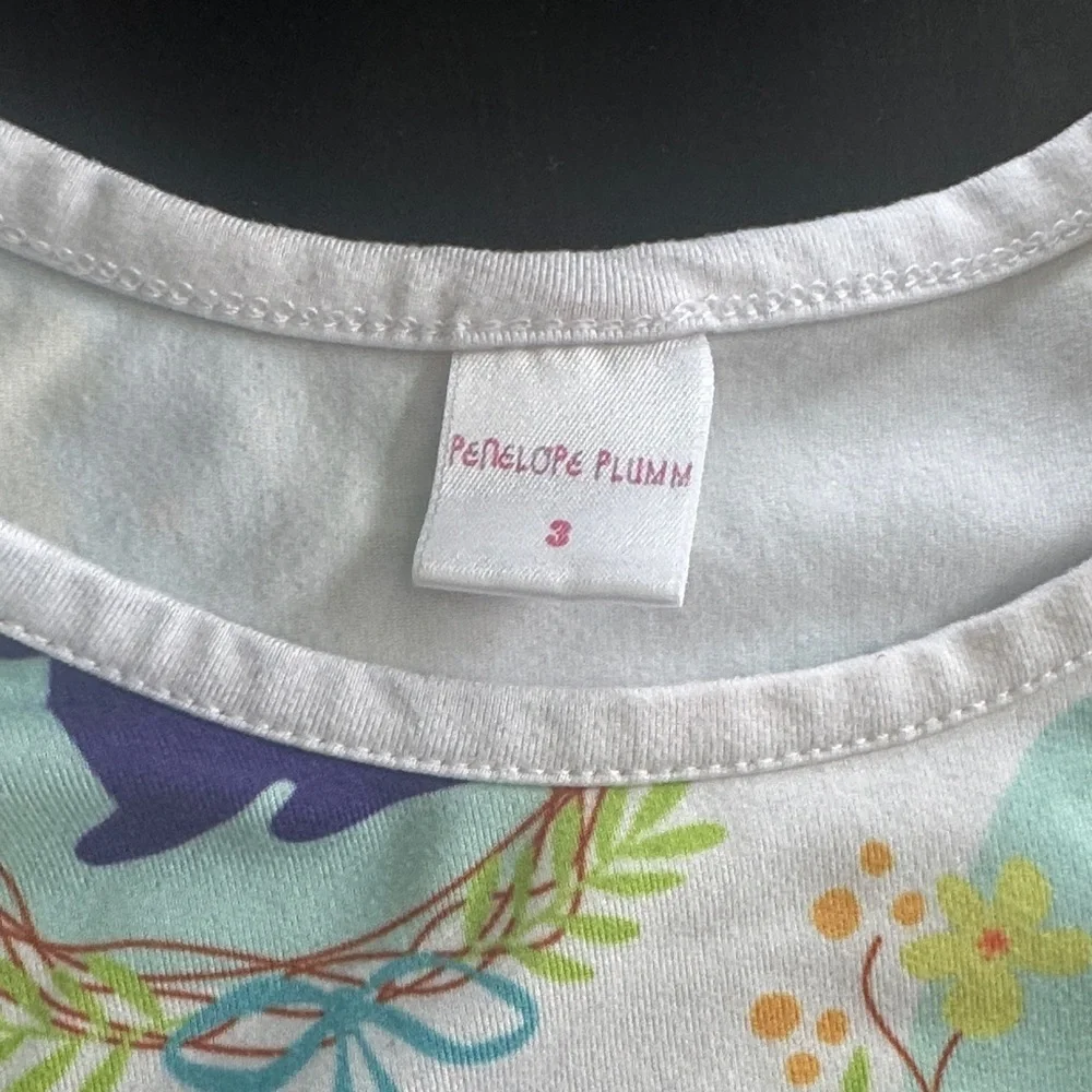 Whimsical Bunny Print Kids Nightgown - Picture 2 of 3
